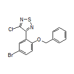 3-[2-(Benzyloxy)-5-bromophenyl]-4-chloro-1,2,5-thiadiazole