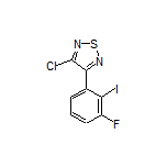 3-Chloro-4-(3-fluoro-2-iodophenyl)-1,2,5-thiadiazole