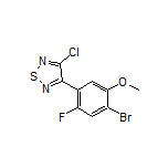 3-(4-Bromo-2-fluoro-5-methoxyphenyl)-4-chloro-1,2,5-thiadiazole