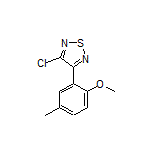 3-Chloro-4-(2-methoxy-5-methylphenyl)-1,2,5-thiadiazole