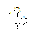 3-Chloro-4-(5-fluoro-8-quinolyl)-1,2,5-thiadiazole