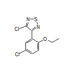 3-Chloro-4-(5-chloro-2-ethoxyphenyl)-1,2,5-thiadiazole