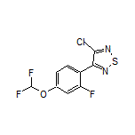 3-Chloro-4-[4-(difluoromethoxy)-2-fluorophenyl]-1,2,5-thiadiazole