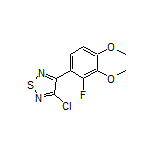 3-Chloro-4-(2-fluoro-3,4-dimethoxyphenyl)-1,2,5-thiadiazole