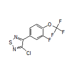 3-Chloro-4-[3-fluoro-4-(trifluoromethoxy)phenyl]-1,2,5-thiadiazole