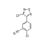 2-Chloro-5-(4-chloro-1,2,5-thiadiazol-3-yl)benzonitrile