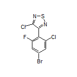 3-(4-Bromo-2-chloro-6-fluorophenyl)-4-chloro-1,2,5-thiadiazole