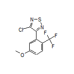 3-Chloro-4-[5-methoxy-2-(trifluoromethyl)phenyl]-1,2,5-thiadiazole