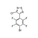 3-(4-Bromo-2,3,5,6-tetrafluorophenyl)-4-chloro-1,2,5-thiadiazole