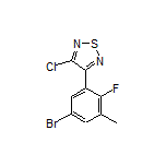 3-(5-Bromo-2-fluoro-3-methylphenyl)-4-chloro-1,2,5-thiadiazole