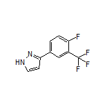 3-[4-Fluoro-3-(trifluoromethyl)phenyl]-1H-pyrazole