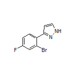 3-(2-Bromo-4-fluorophenyl)-1H-pyrazole