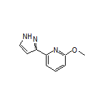 2-Methoxy-6-(3-pyrazolyl)pyridine