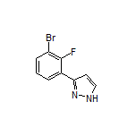 3-(3-Bromo-2-fluorophenyl)-1H-pyrazole