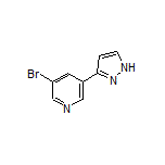 3-Bromo-5-(3-pyrazolyl)pyridine