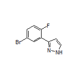 3-(5-Bromo-2-fluorophenyl)-1H-pyrazole