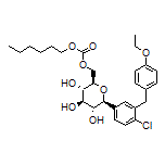 [(2R,3S,4R,5R,6S)-6-[4-Chloro-3-(4-ethoxybenzyl)phenyl]-3,4,5-trihydroxytetrahydro-2H-pyran-2-yl]methyl Hexyl Carbonate