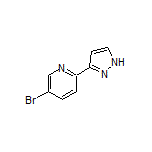 5-Bromo-2-(3-pyrazolyl)pyridine