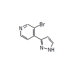 3-Bromo-4-(3-pyrazolyl)pyridine