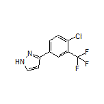 3-[4-Chloro-3-(trifluoromethyl)phenyl]-1H-pyrazole