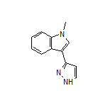 1-Methyl-3-(3-pyrazolyl)indole