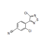 3-Chloro-4-(4-chloro-1,2,5-thiadiazol-3-yl)benzonitrile