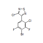 3-(4-Bromo-2-chloro-3,5-difluorophenyl)-4-chloro-1,2,5-thiadiazole