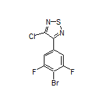 3-(4-Bromo-3,5-difluorophenyl)-4-chloro-1,2,5-thiadiazole