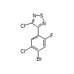 3-(4-Bromo-5-chloro-2-fluorophenyl)-4-chloro-1,2,5-thiadiazole