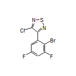 3-(2-Bromo-3,5-difluorophenyl)-4-chloro-1,2,5-thiadiazole