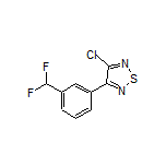 3-Chloro-4-[3-(difluoromethyl)phenyl]-1,2,5-thiadiazole