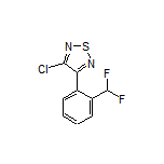 3-Chloro-4-[2-(difluoromethyl)phenyl]-1,2,5-thiadiazole