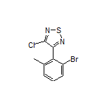 3-(2-Bromo-6-methylphenyl)-4-chloro-1,2,5-thiadiazole