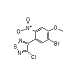 3-(5-Bromo-4-methoxy-2-nitrophenyl)-4-chloro-1,2,5-thiadiazole