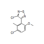 3-Chloro-4-(3-chloro-6-methoxy-2-methylphenyl)-1,2,5-thiadiazole