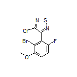 3-(2-Bromo-6-fluoro-3-methoxyphenyl)-4-chloro-1,2,5-thiadiazole