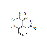 3-Chloro-4-(2-methoxy-6-nitrophenyl)-1,2,5-thiadiazole