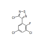 3-Chloro-4-(3,5-dichloro-2-fluorophenyl)-1,2,5-thiadiazole