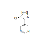 3-Chloro-4-(5-pyrimidinyl)-1,2,5-thiadiazole