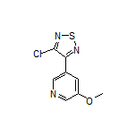 3-Chloro-4-(5-methoxy-3-pyridyl)-1,2,5-thiadiazole