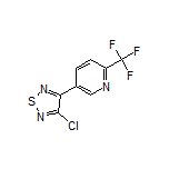 3-Chloro-4-[6-(trifluoromethyl)-3-pyridyl]-1,2,5-thiadiazole