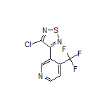 3-Chloro-4-[4-(trifluoromethyl)-3-pyridyl]-1,2,5-thiadiazole