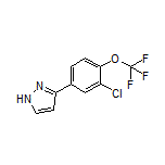 3-[3-Chloro-4-(trifluoromethoxy)phenyl]-1H-pyrazole