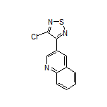 3-Chloro-4-(3-quinolyl)-1,2,5-thiadiazole