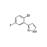 3-(2-Bromo-5-fluorophenyl)-1H-pyrazole