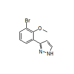 3-(3-Bromo-2-methoxyphenyl)-1H-pyrazole