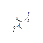 2-Fluoro-N-methoxy-N-methylcyclopropanecarboxamide