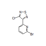 3-(6-Bromo-2-pyridyl)-4-chloro-1,2,5-thiadiazole