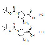 trans-4-Amino-1-Boc-pyrrolidine-3-carboxylic Acid Hydrochloride