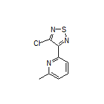 3-Chloro-4-(6-methyl-2-pyridyl)-1,2,5-thiadiazole